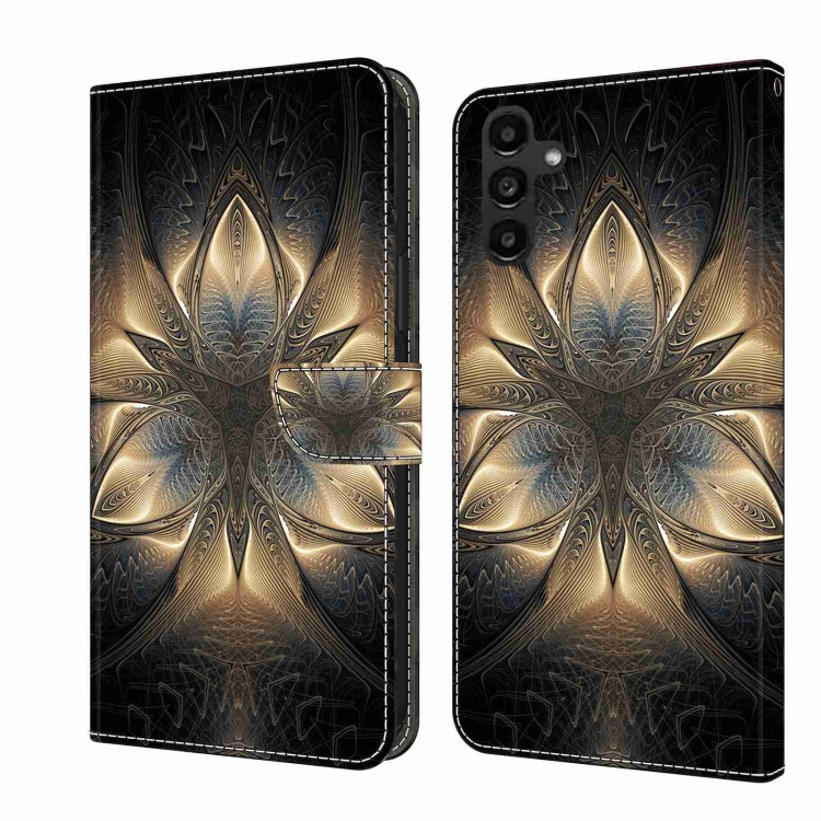 Crystal 3D Shockproof Protective Leather Phone Case, For Samsung Galaxy A14 4G / 5G
