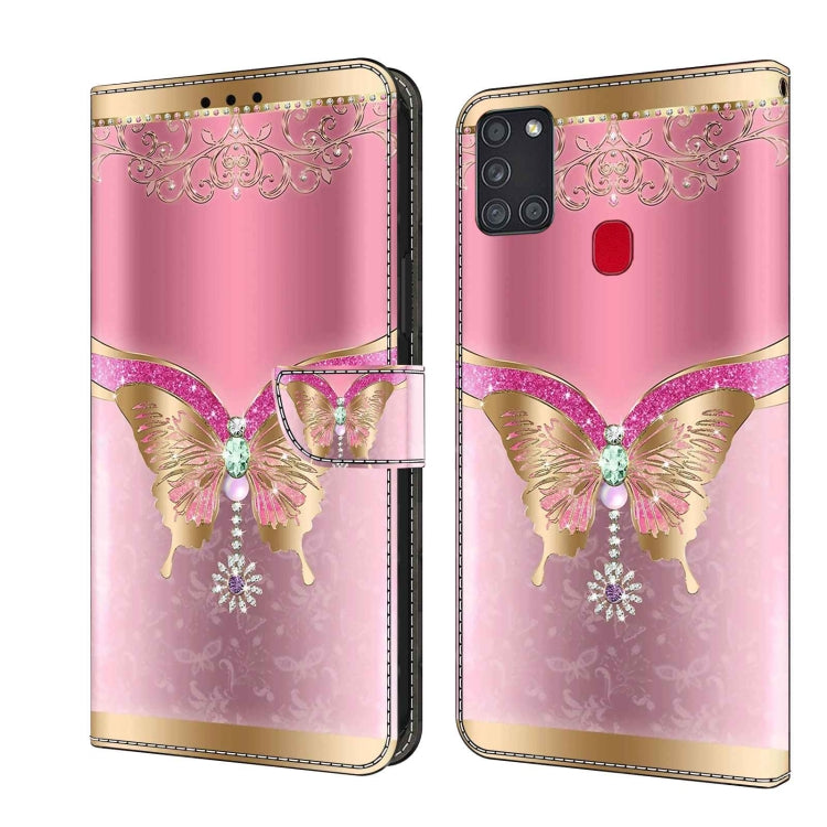 Crystal 3D Shockproof Protective Leather Phone Case
