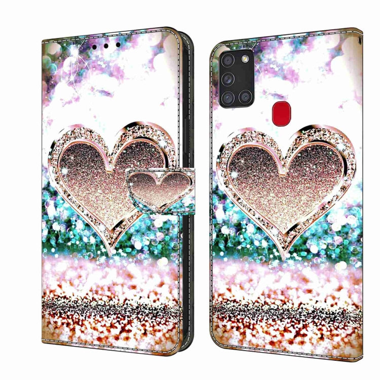 Crystal 3D Shockproof Protective Leather Phone Case