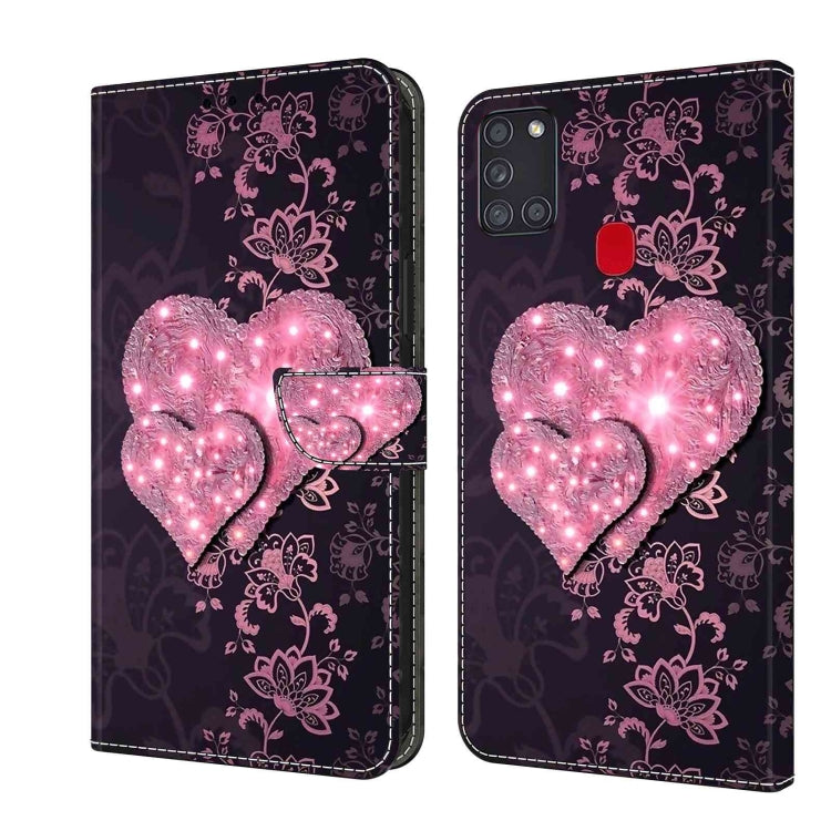 Crystal 3D Shockproof Protective Leather Phone Case