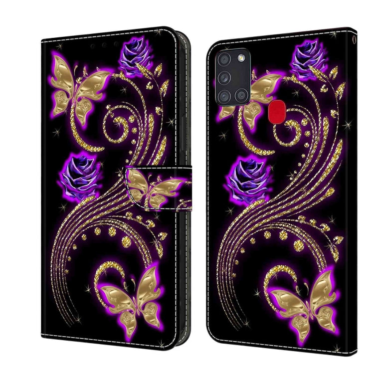 Crystal 3D Shockproof Protective Leather Phone Case