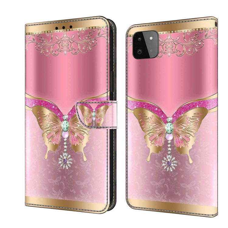 Crystal 3D Shockproof Protective Leather Phone Case