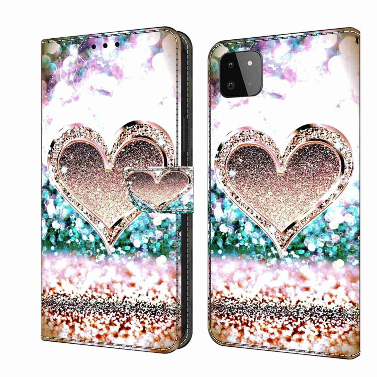 Crystal 3D Shockproof Protective Leather Phone Case