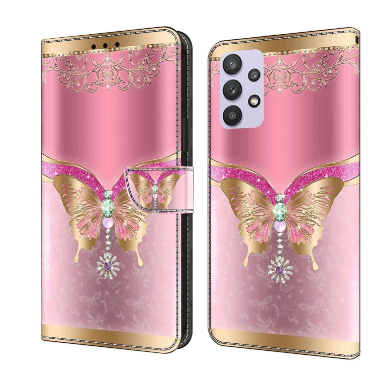 Crystal 3D Shockproof Protective Leather Phone Case