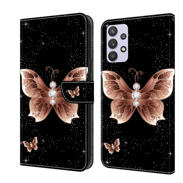 Crystal 3D Shockproof Protective Leather Phone Case