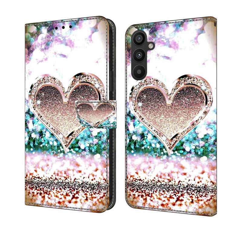 Crystal 3D Shockproof Protective Leather Phone Case