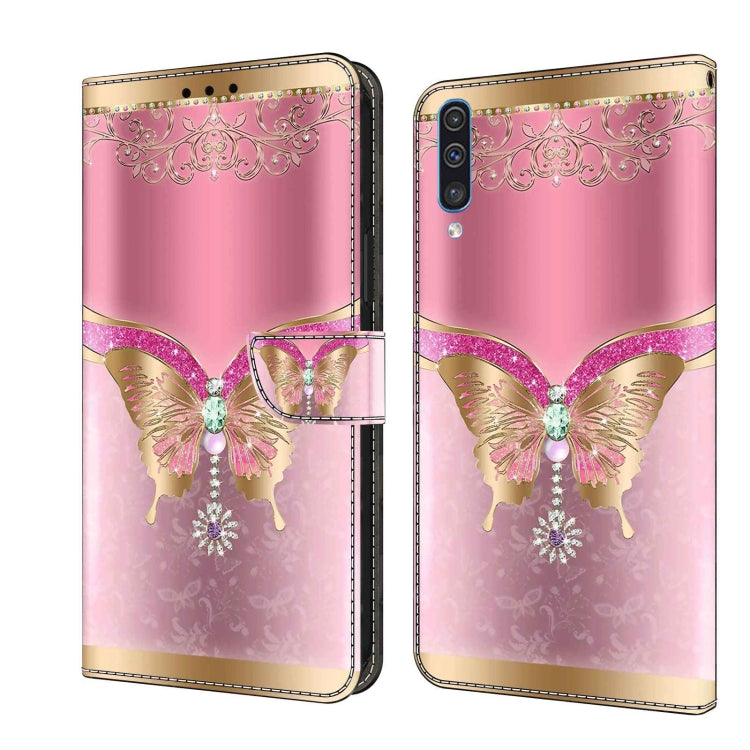 Crystal 3D Shockproof Protective Leather Phone Case