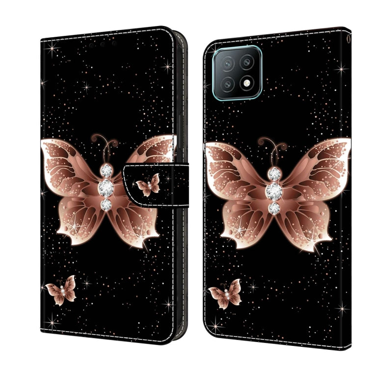 Crystal 3D Shockproof Protective Leather Phone Case, For Samsung Galaxy A53