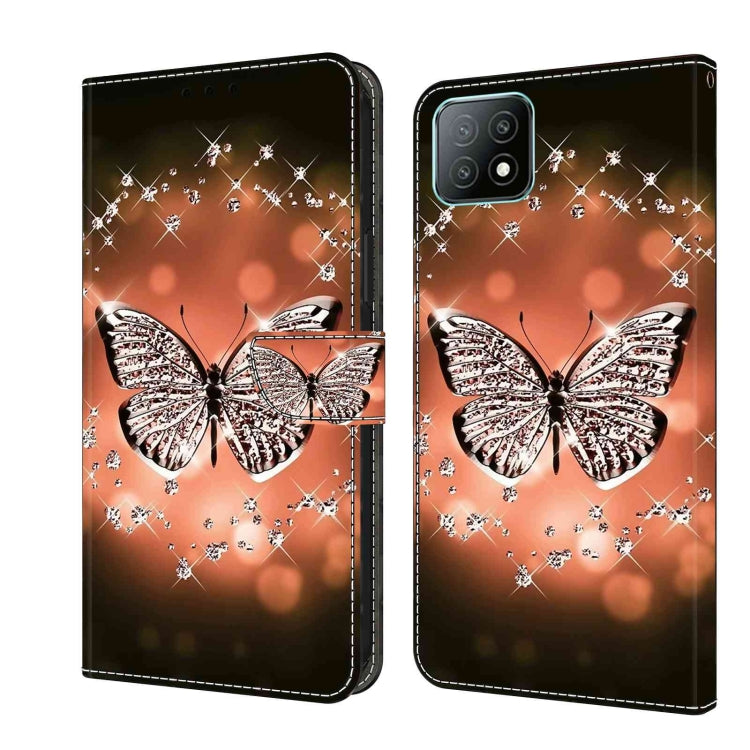 Crystal 3D Shockproof Protective Leather Phone Case, For Samsung Galaxy A53