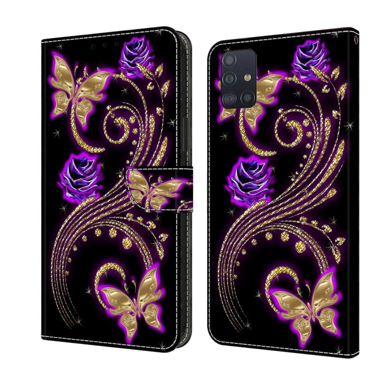 Crystal 3D Shockproof Protective Leather Phone Case