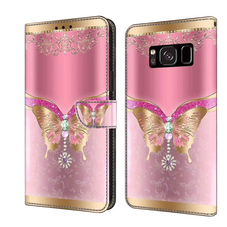 Crystal 3D Shockproof Protective Leather Phone Case