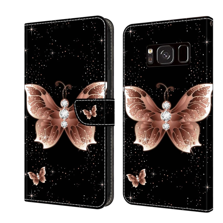 Crystal 3D Shockproof Protective Leather Phone Case