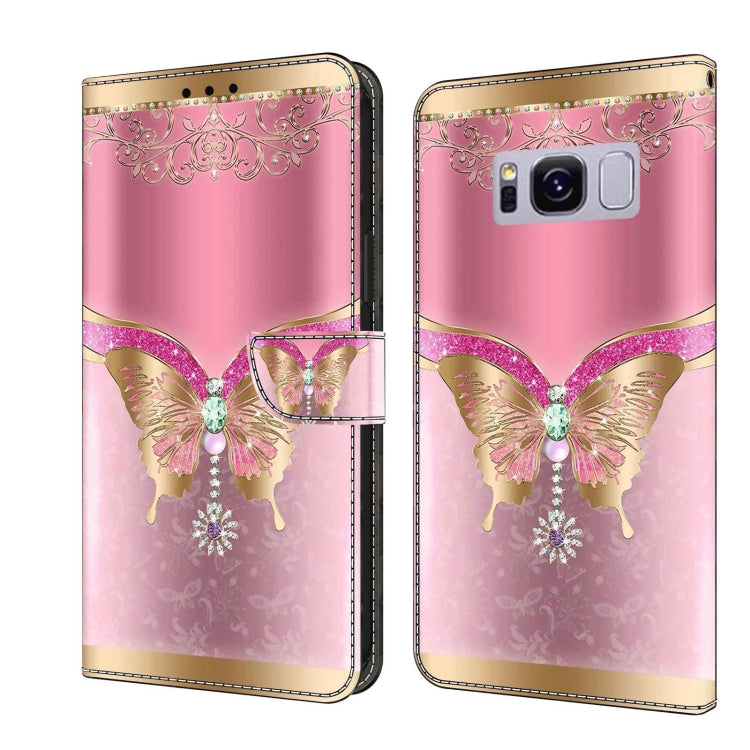 Crystal 3D Shockproof Protective Leather Phone Case