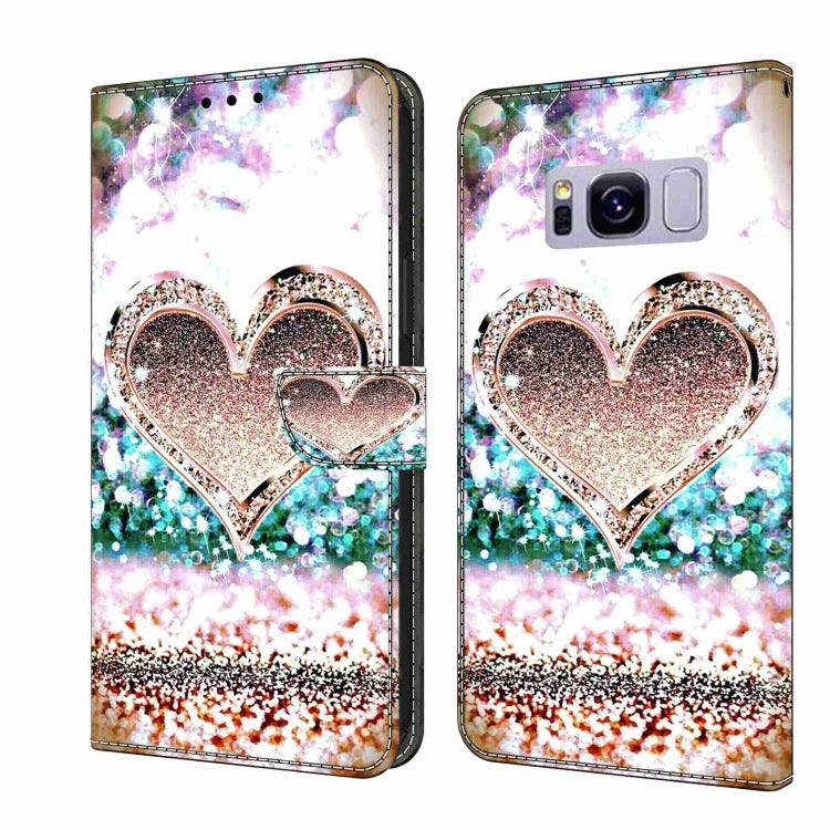 Crystal 3D Shockproof Protective Leather Phone Case