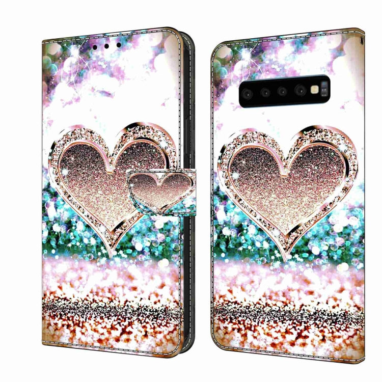 Crystal 3D Shockproof Protective Leather Phone Case