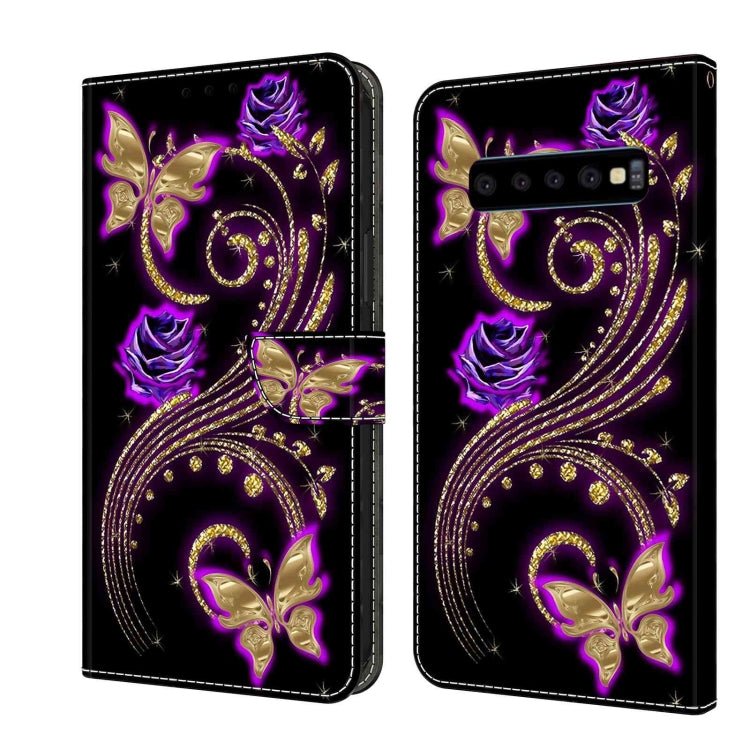 Crystal 3D Shockproof Protective Leather Phone Case