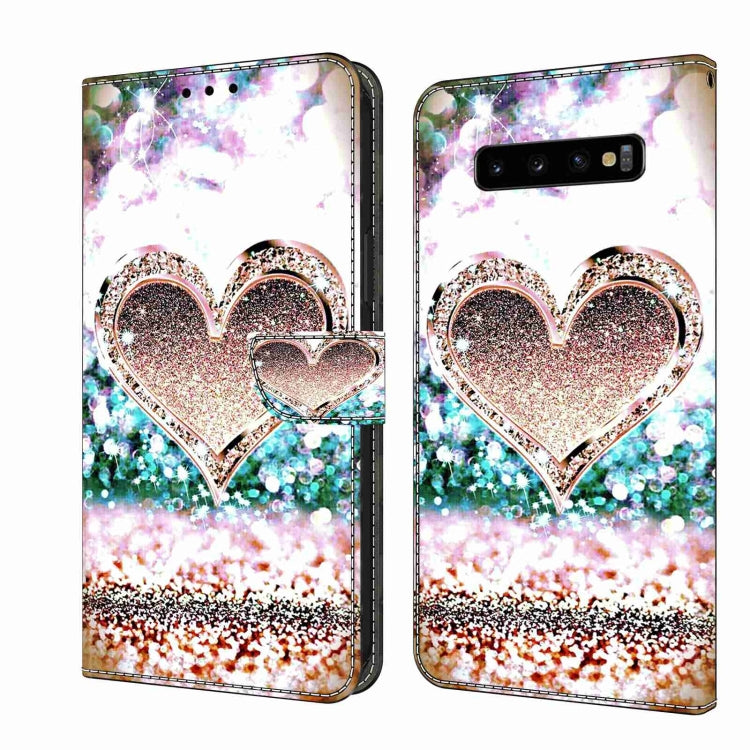 Crystal 3D Shockproof Protective Leather Phone Case