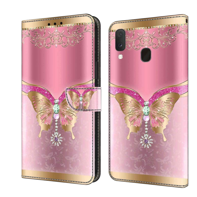 Crystal 3D Shockproof Protective Leather Phone Case