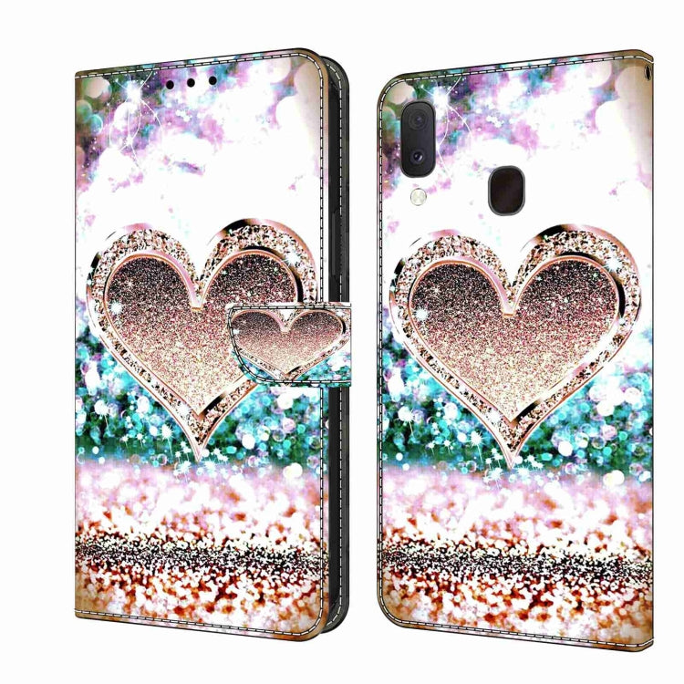 Crystal 3D Shockproof Protective Leather Phone Case