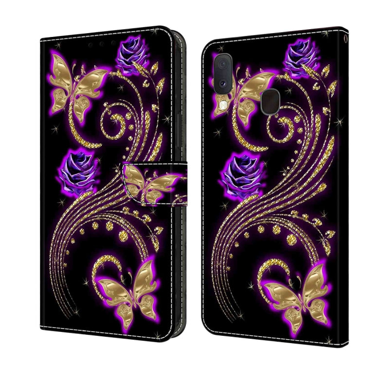 Crystal 3D Shockproof Protective Leather Phone Case
