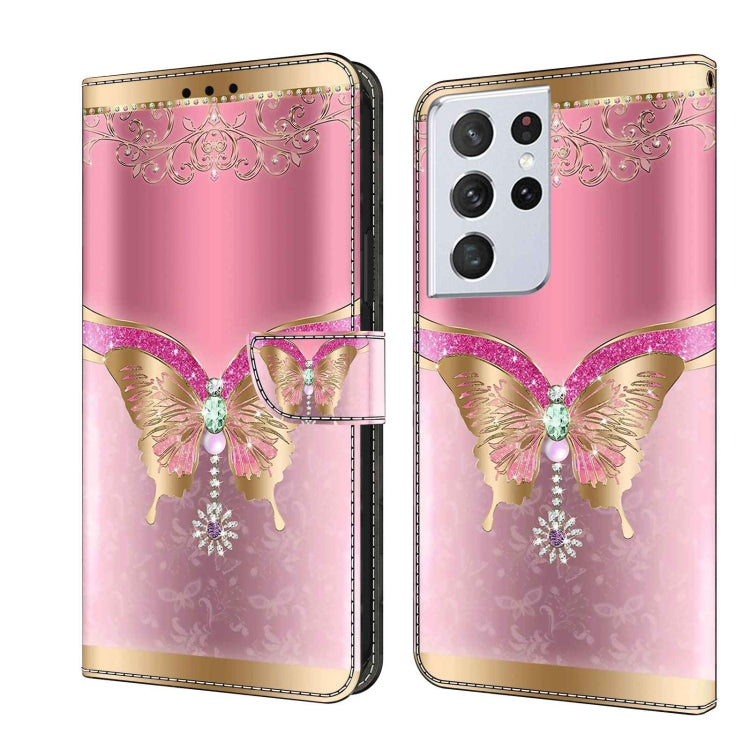 Crystal 3D Shockproof Protective Leather Phone Case