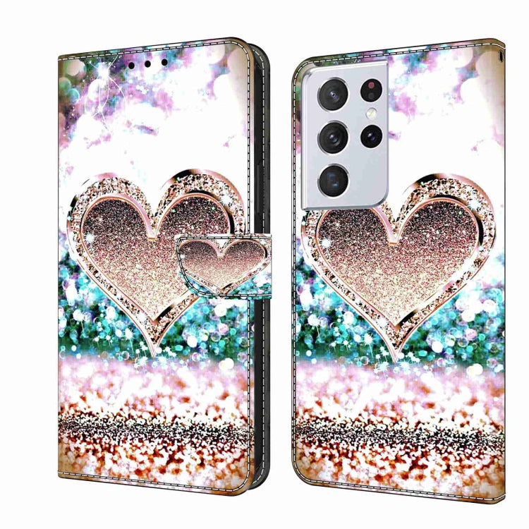 Crystal 3D Shockproof Protective Leather Phone Case