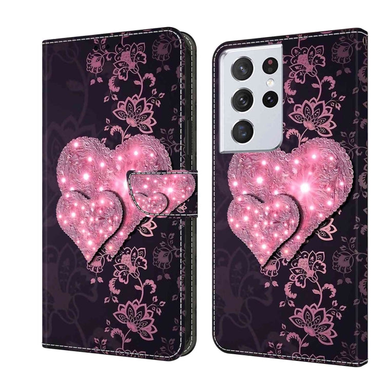 Crystal 3D Shockproof Protective Leather Phone Case