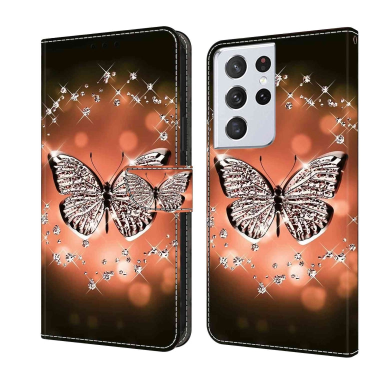 Crystal 3D Shockproof Protective Leather Phone Case