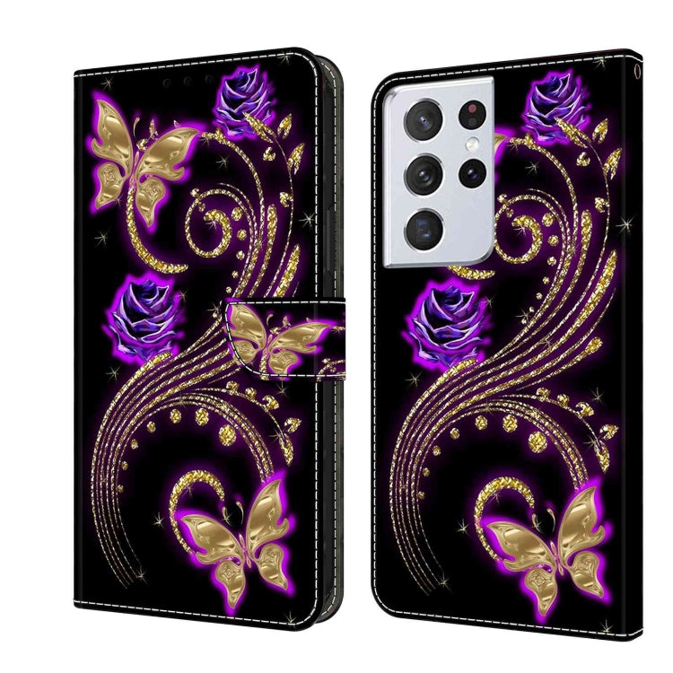 Crystal 3D Shockproof Protective Leather Phone Case