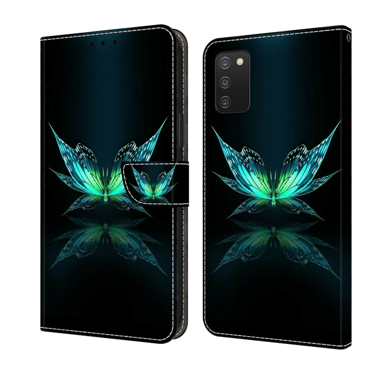 Crystal 3D Shockproof Protective Leather Phone Case, For Samsung Galaxy A03s