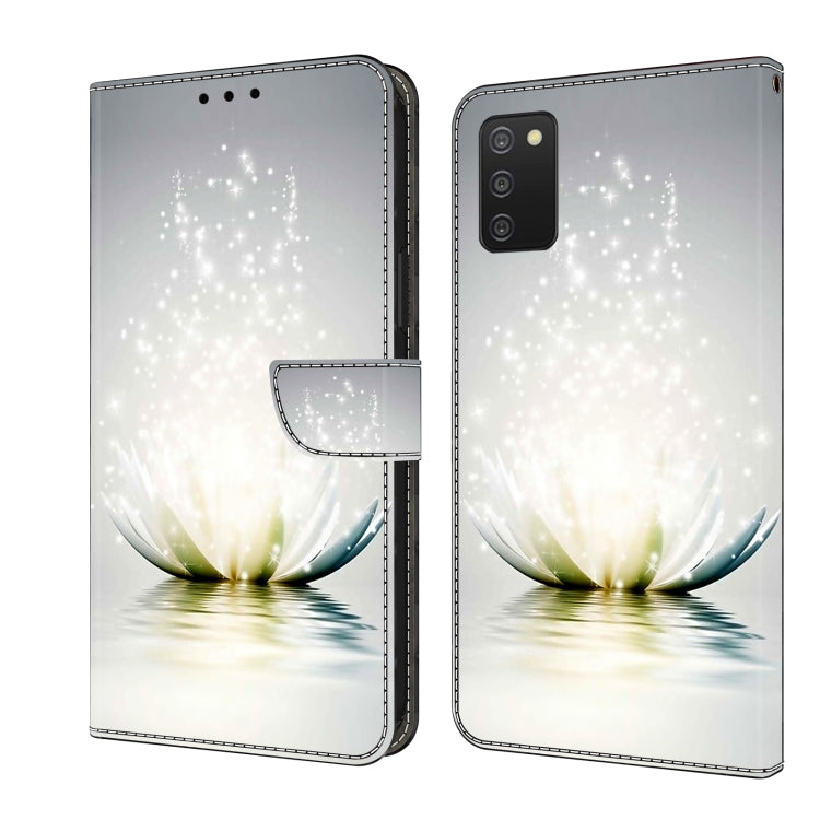 Crystal 3D Shockproof Protective Leather Phone Case, For Samsung Galaxy A03s
