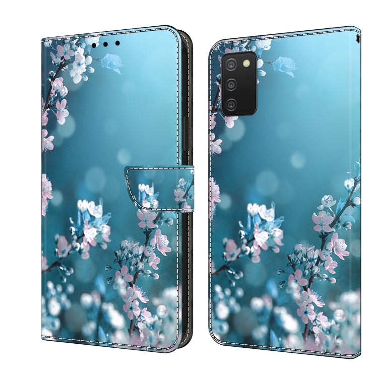 Crystal 3D Shockproof Protective Leather Phone Case, For Samsung Galaxy A03s