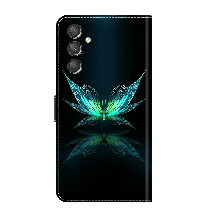Crystal 3D Shockproof Protective Leather Phone Case, For Samsung Galaxy A24