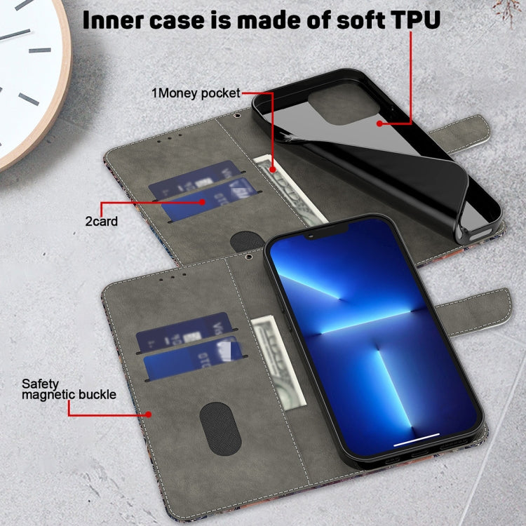 Crystal 3D Shockproof Protective Leather Phone Case, For Samsung Galaxy A24