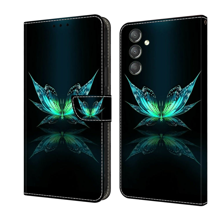 Crystal 3D Shockproof Protective Leather Phone Case, For Samsung Galaxy A24