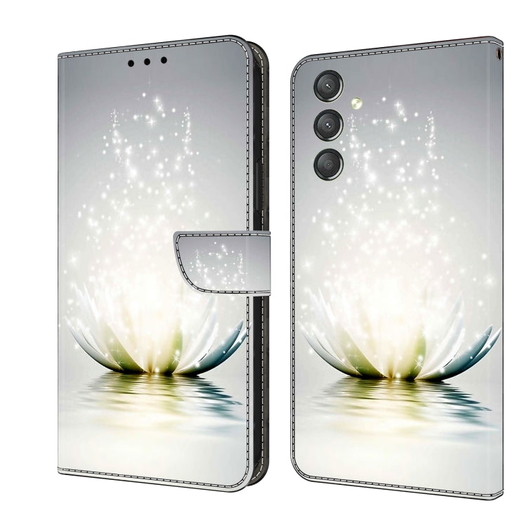 Crystal 3D Shockproof Protective Leather Phone Case, For Samsung Galaxy A24
