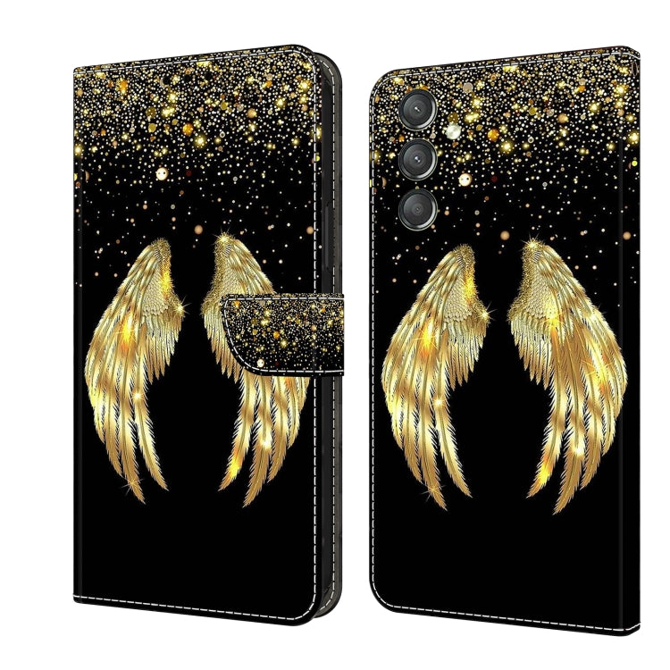Crystal 3D Shockproof Protective Leather Phone Case, For Samsung Galaxy A24