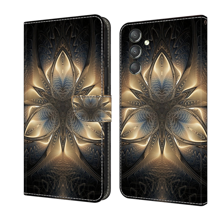Crystal 3D Shockproof Protective Leather Phone Case, For Samsung Galaxy A24