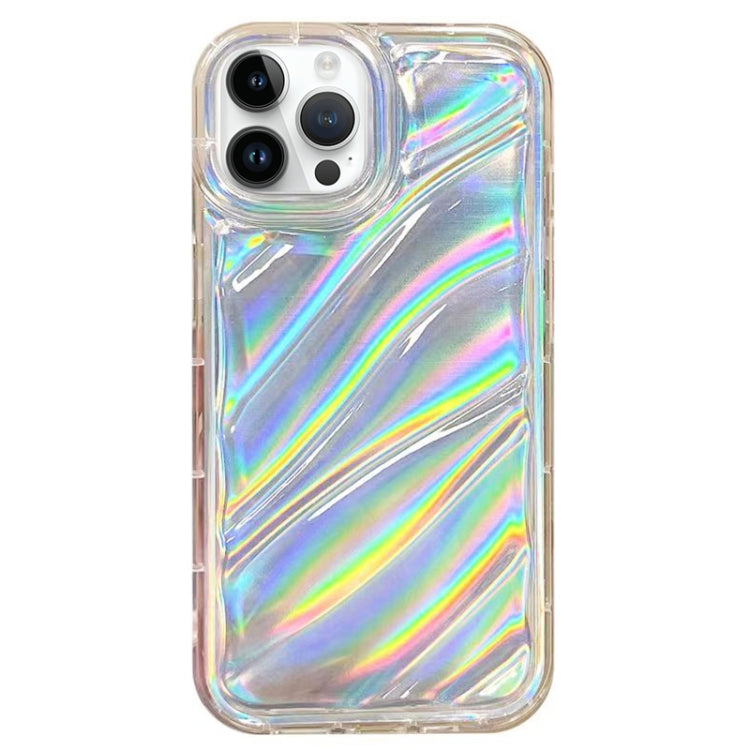 Laser Sequin Waves TPU Phone Case, For iPhone 14 Plus, For iPhone 14, For iPhone 14 Pro, For iPhone 14 Pro Max, For iPhone SE 2022 /2020 / 8 / 7, For iPhone 13 Pro Max