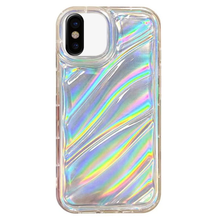 Laser Sequin Waves TPU Phone Case, For iPhone 11, For iPhone 11 Pro, For iPhone X / XS, For iPhone XR, For iPhone XS Max, For iPhone 8 Plus / 7 Plus