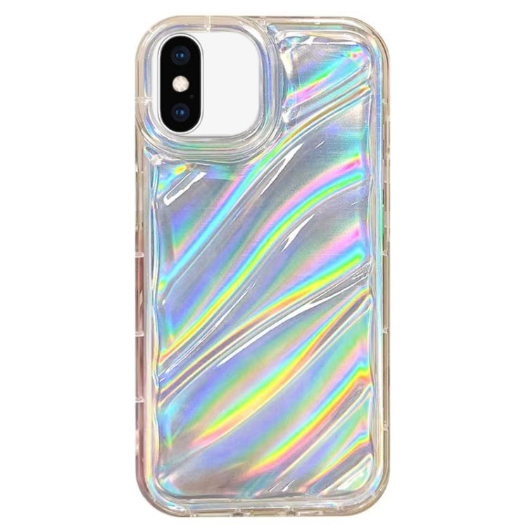 Laser Sequin Waves TPU Phone Case, For iPhone 11, For iPhone 11 Pro, For iPhone X / XS, For iPhone XR, For iPhone XS Max, For iPhone 8 Plus / 7 Plus