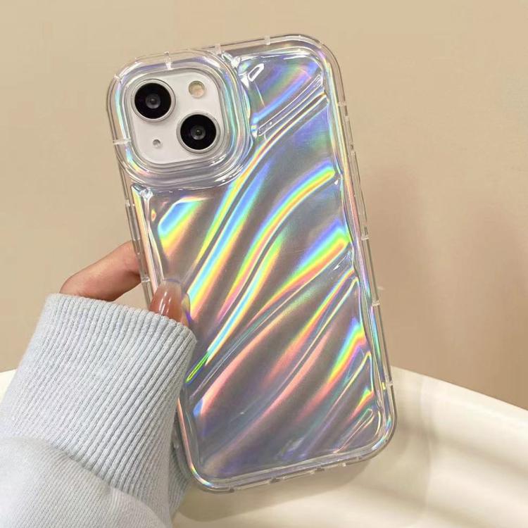 Laser Sequin Waves TPU Phone Case, For iPhone 14 Plus, For iPhone 14, For iPhone 14 Pro, For iPhone 14 Pro Max, For iPhone SE 2022 /2020 / 8 / 7, For iPhone 13 Pro Max