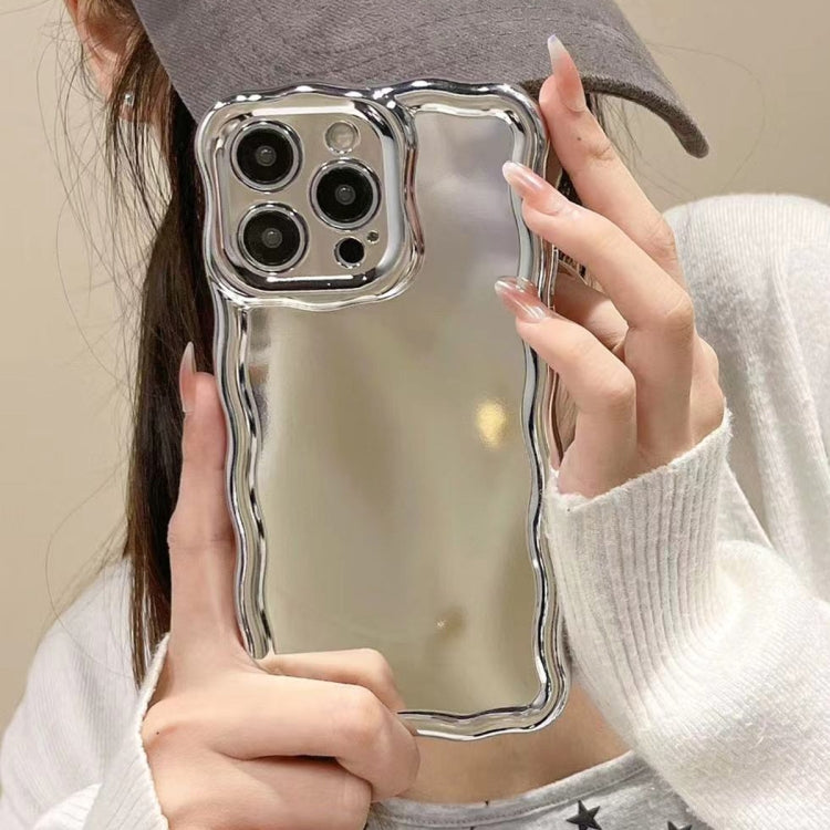 Electroplated Mirror Waves Silicone Phone Case, For iPhone 14 Plus, For iPhone 14, For iPhone 14 Pro, For iPhone 14 Pro Max, For iPhone 13 Pro Max, For iPhone 13 Pro, For iPhone 13, For iPhone 12, For iPhone 12 Pro Max, For iPhone 12 Pro���������������...