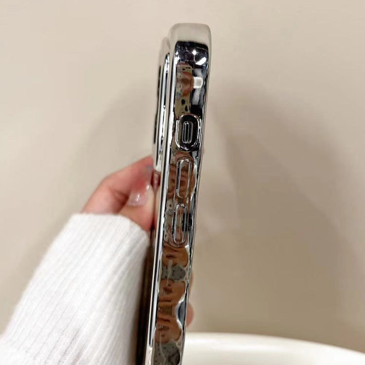 Electroplated Mirror Waves Silicone Phone Case, For iPhone 14 Plus, For iPhone 14, For iPhone 14 Pro, For iPhone 14 Pro Max, For iPhone 13 Pro Max, For iPhone 13 Pro, For iPhone 13, For iPhone 12, For iPhone 12 Pro Max, For iPhone 12 Pro���������������...