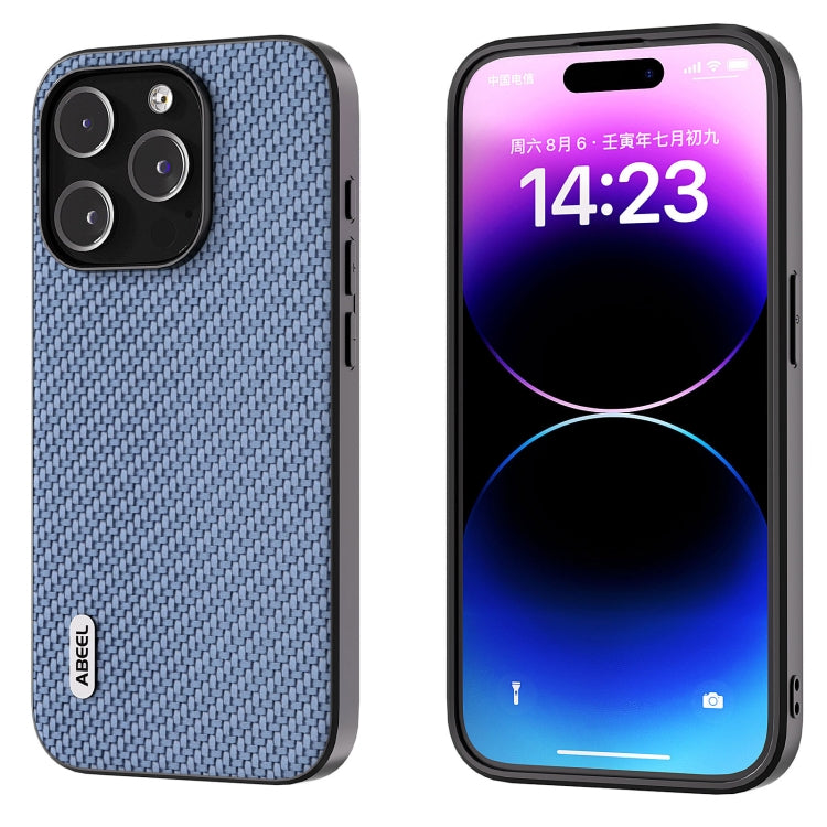 ABEEL Carbon Fiber Texture Protective Phone Case, For iPhone 14 Pro, For iPhone 15 Plus, For iPhone 14 Pro Max