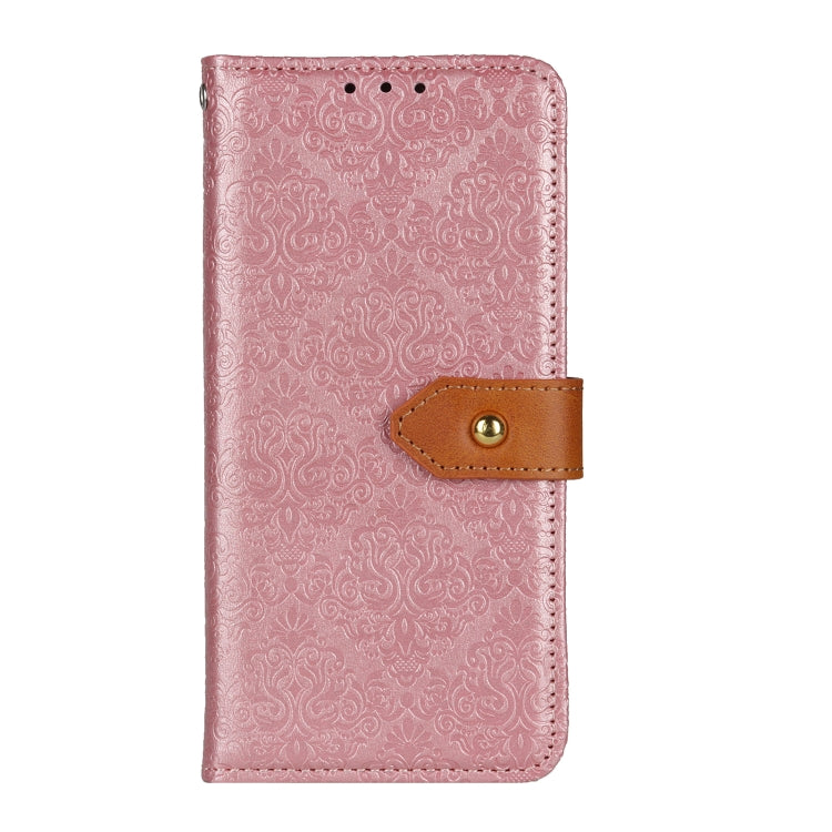 European Floral Embossed Leather Phone Case, For iPhone 16 Pro Max, For iPhone 16 Pro, For iPhone 16 Plus, For iPhone 16, iPhone 16e, For iPhone 15 Pro Max, For iPhone 15 Pro, For iPhone 15 Plus