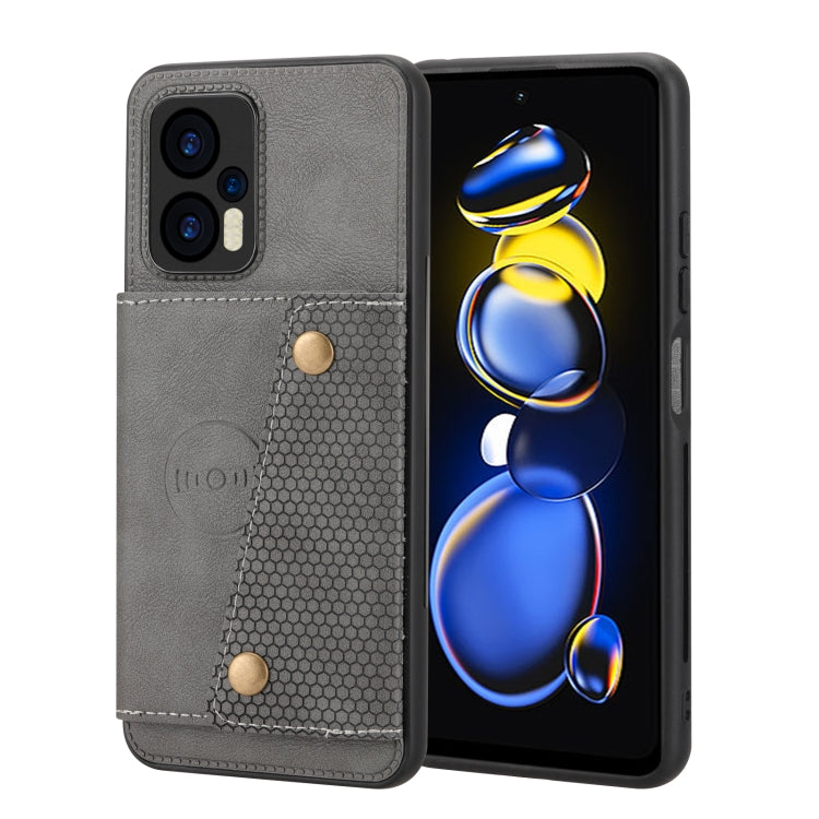 Double Buckle Card Slots Magnetic Phone Case