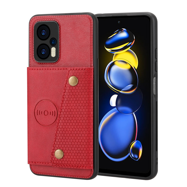 Double Buckle Card Slots Magnetic Phone Case