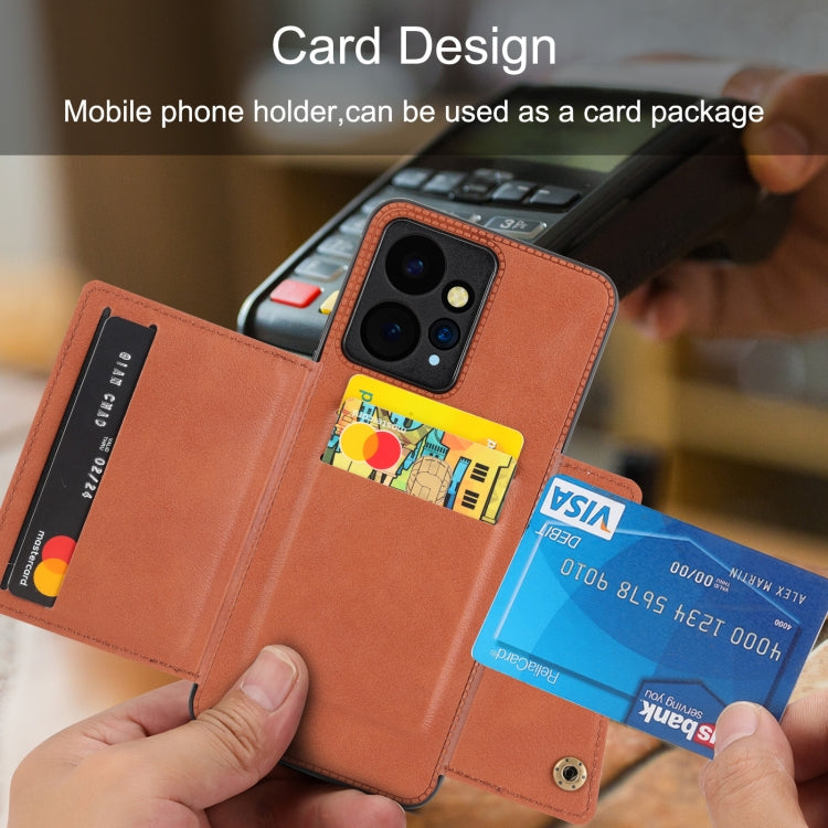 Double Buckle Card Slots Magnetic Phone Case