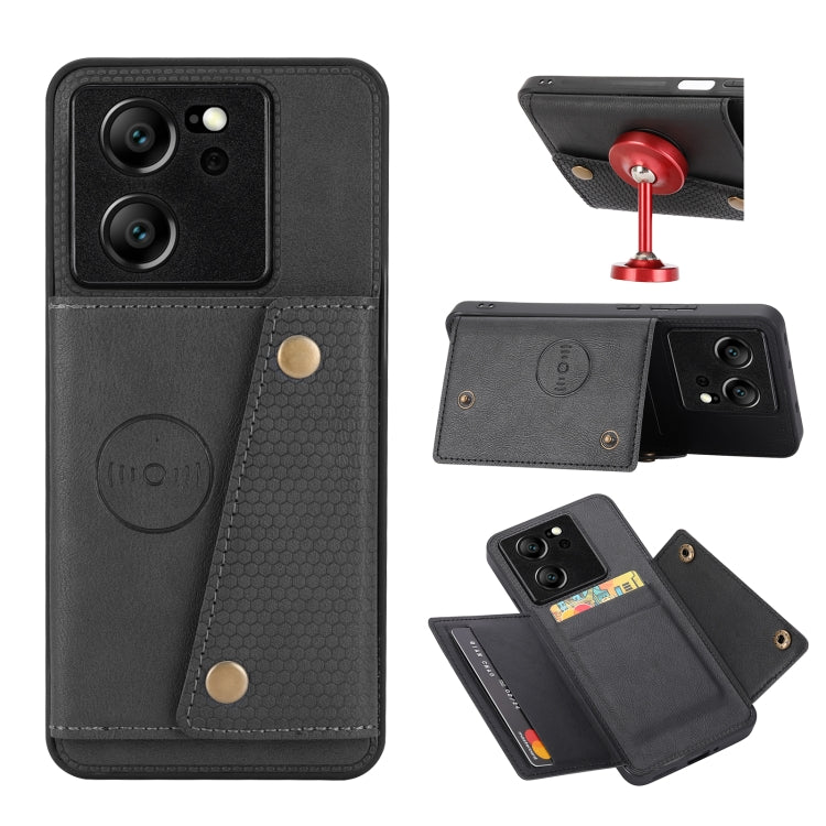 Double Buckle Card Slots Magnetic Phone Case
